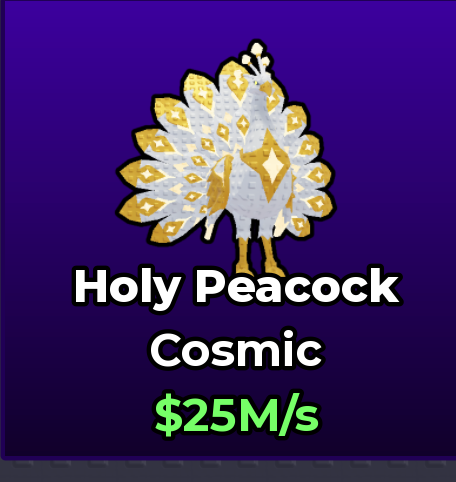 Holy Peacock Update #4 reference art